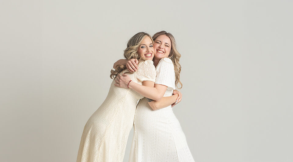 Sesión de hermanas embarazadas